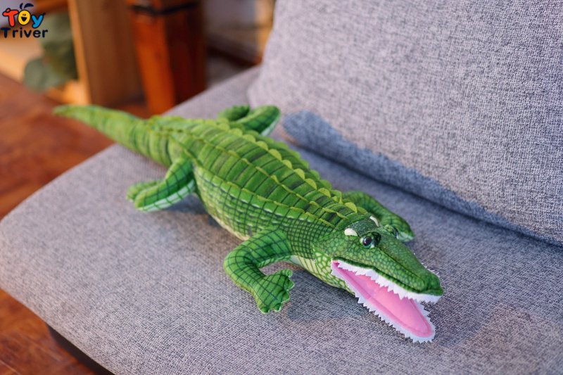 Giant Crocodile Plush Toys Stuffed Wild Animals Doll Cushion Pillow Baby Kids Boys Children Birthday Gifts Home Bedroom Decor