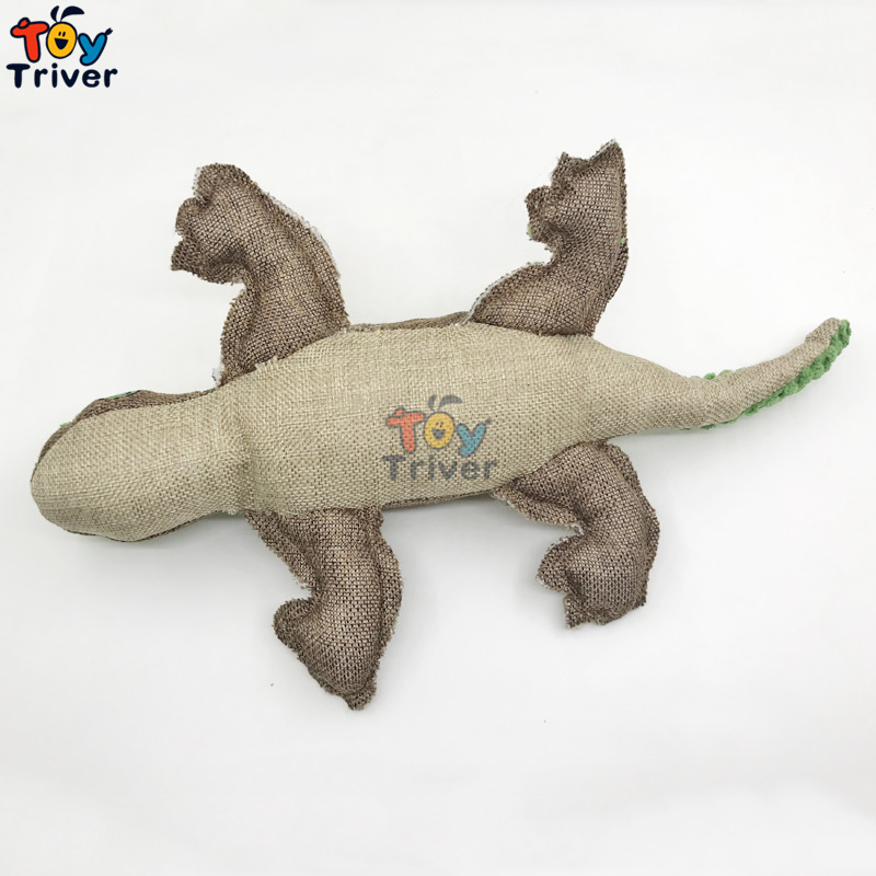 Lizard Chameleon Iguana Gecko Dog Cat Pet Chew Toys Plush Sound Toy Teether Interaction Intelligence Development Products Gift