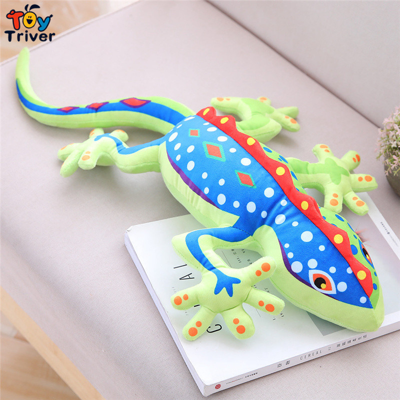 Gecko Chameleon Lizard Plush Toy Triver Stuffed Animals Doll Baby Kids Boy Children Birthday Gift Toys Dolls Home Decoration