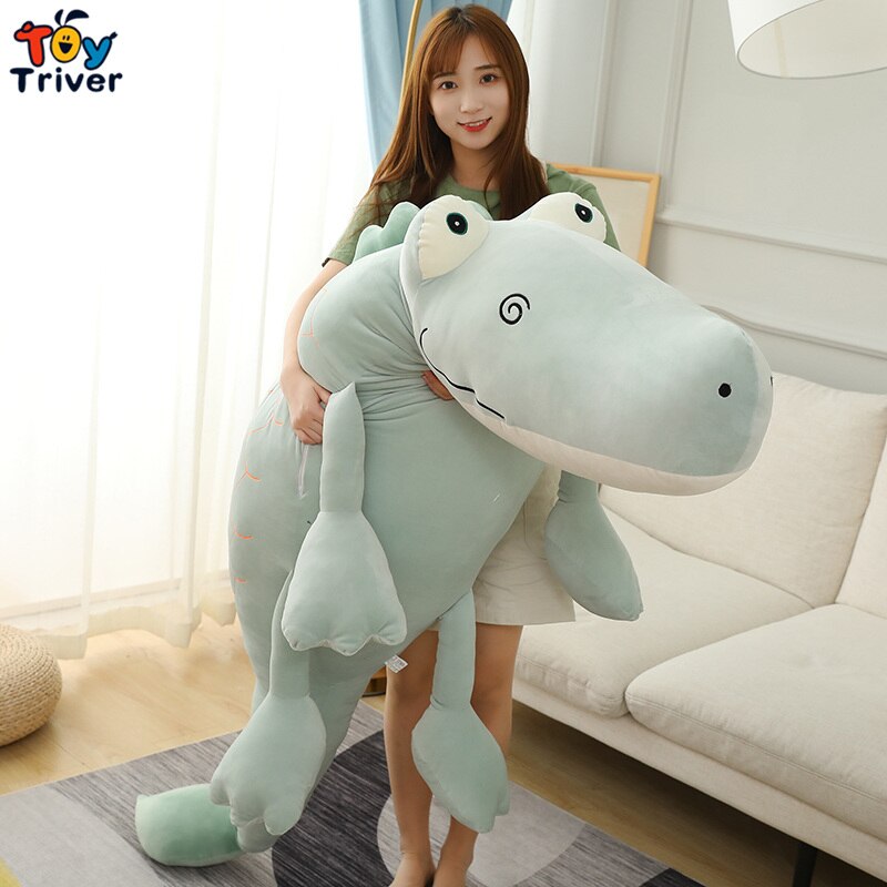 65cm Cute Crocodile Plush Toys Stuffed Animals Doll Pillow Cushion Baby Kids Children Boys Girls Birthday Gift Home Room Decor