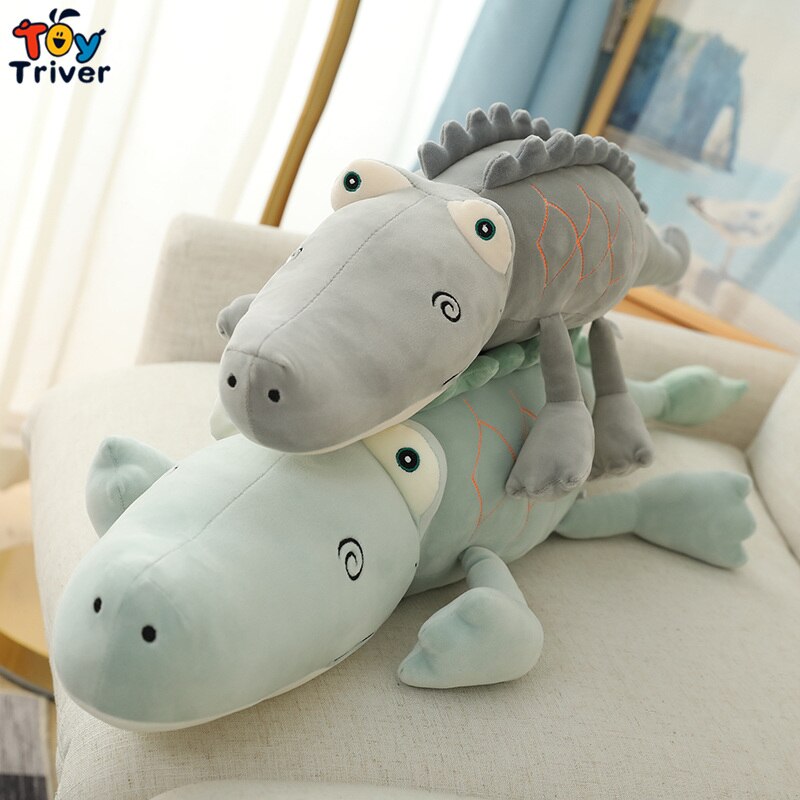 65cm Cute Crocodile Plush Toys Stuffed Animals Doll Pillow Cushion Baby Kids Children Boys Girls Birthday Gift Home Room Decor