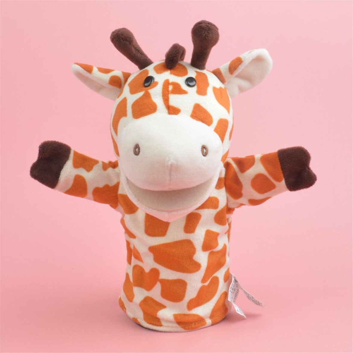 25cm Giraffe Soft Plush Stuffed Hand Puppet