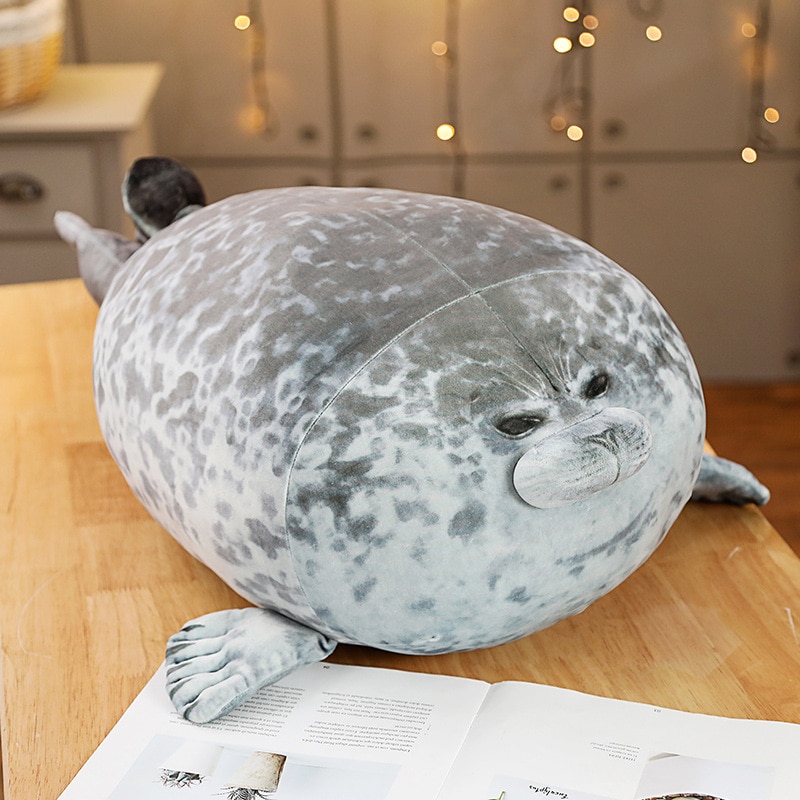 Grey Osaka Seal Soft Stuffed Plush toy