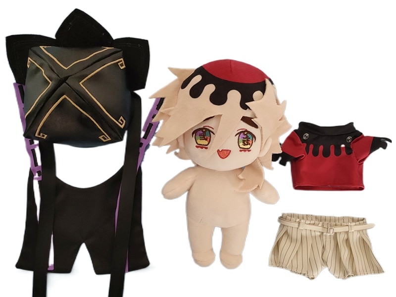 Demon Slayer Plush Douma Figure Plushie Doll Clothes Changeable Japan Anime Cosplay Merch Cartoon Comic Toy Manga Gift 8" 20cm