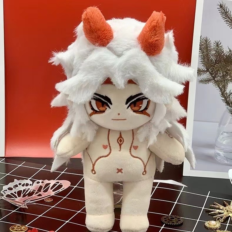 Arataki Itto Plush Figure Genshin Impact Plushie Doll Clothes Changeable 20cm 8" Game Anime Cosplay Prop Cute Collectable Gift