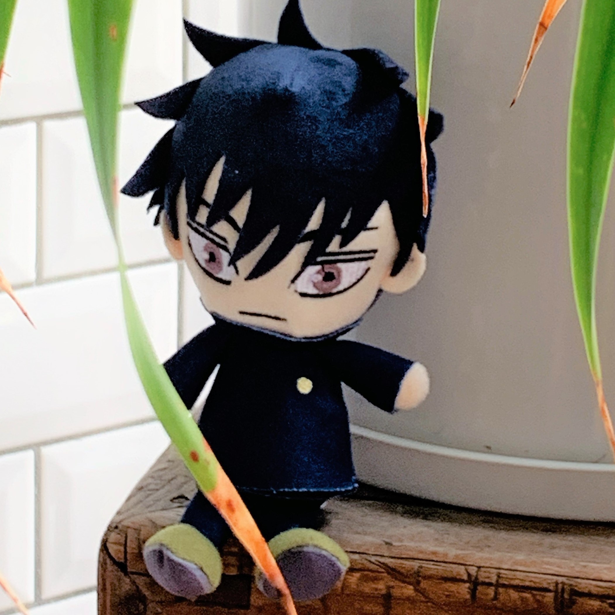 Anime Plush Jujutsu Kaisen - Uoozii - Gojo Satoru Plushie 6"/15cm Kawaii Doll Cute Stuffed Anime Figure Toy Jujutsu Plush