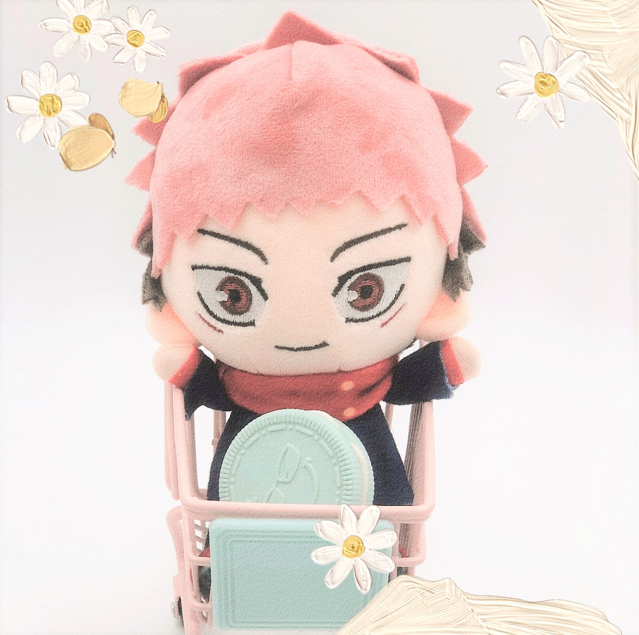 Anime Plush Jujutsu Kaisen - Uoozii - Gojo Satoru Plushie 6"/15cm Kawaii Doll Cute Stuffed Anime Figure Toy Jujutsu Plush