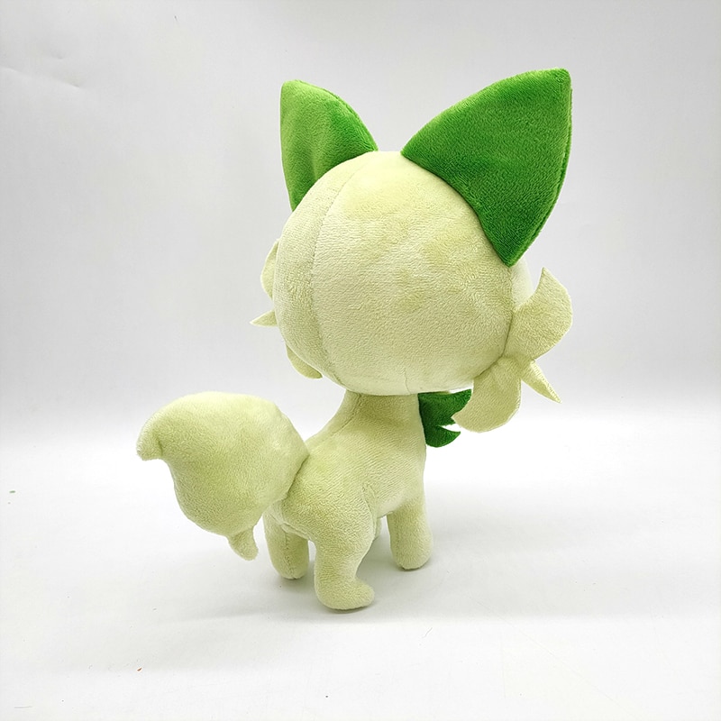 Takara Tomy Pokemon new sprigatito plush green new leaf cat plush toy game Pokemon peripheral doll