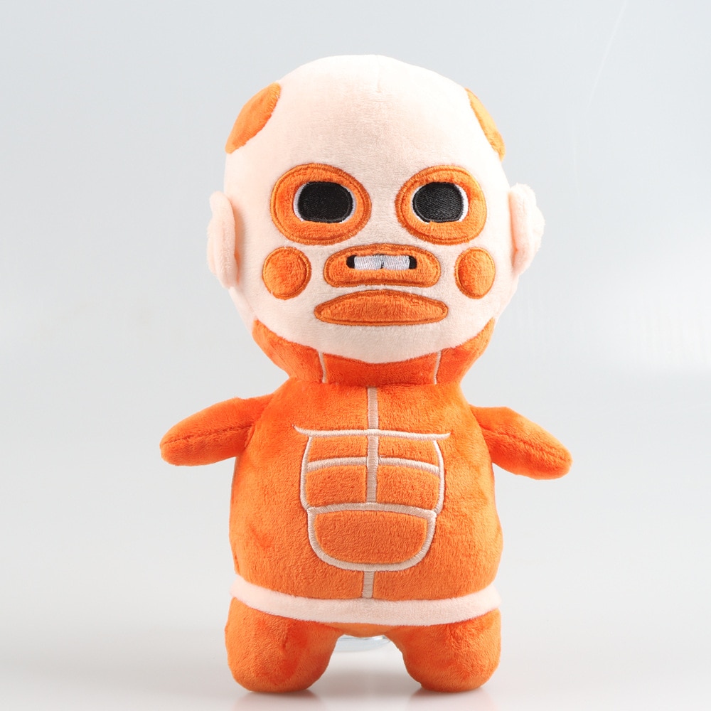 25cm Chibi Titans 2 Plush Toy Cartoon Animation Attack On Titan Cute Stuffed Soft Toy Dolls Christmas Gift For Children