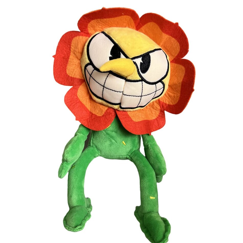 cuphead flower plush