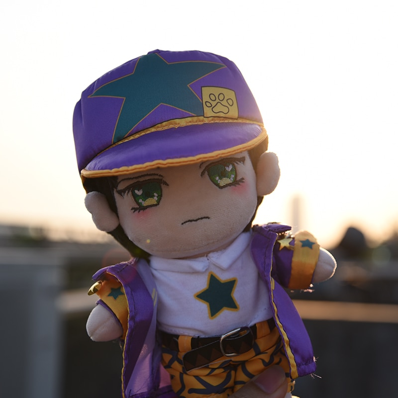 JoJo's Bizarre Adventure Plush Kujo Jotaro Doll Clothes Changeable Jojo Plushie Japan Anime Cosplay Merch 20cm Cotton Figure Toy