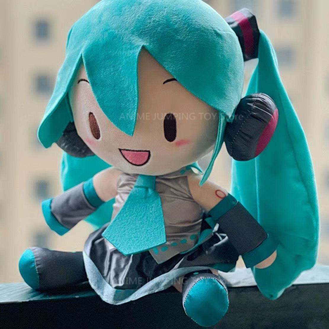 Hatsune Miku Plush Stuffed Toy Kawaii Miku Princess Soft Pillow Kids Fuwafuwa Fufu 30Cm Dolls Figures Cute Gift for Children