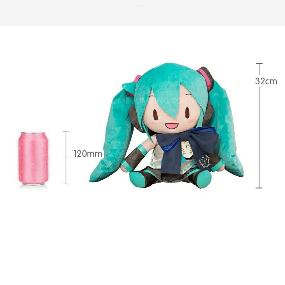 Hatsune Miku Plush Stuffed Toy Kawaii Miku Princess Soft Pillow Kids Fuwafuwa Fufu 30Cm Dolls Figures Cute Gift for Children