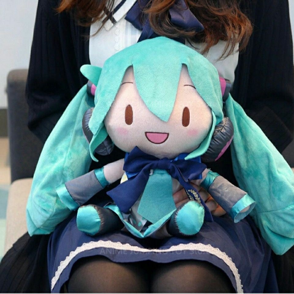 Hatsune Miku Plush Stuffed Toy Kawaii Miku Princess Soft Pillow Kids Fuwafuwa Fufu 30Cm Dolls Figures Cute Gift for Children