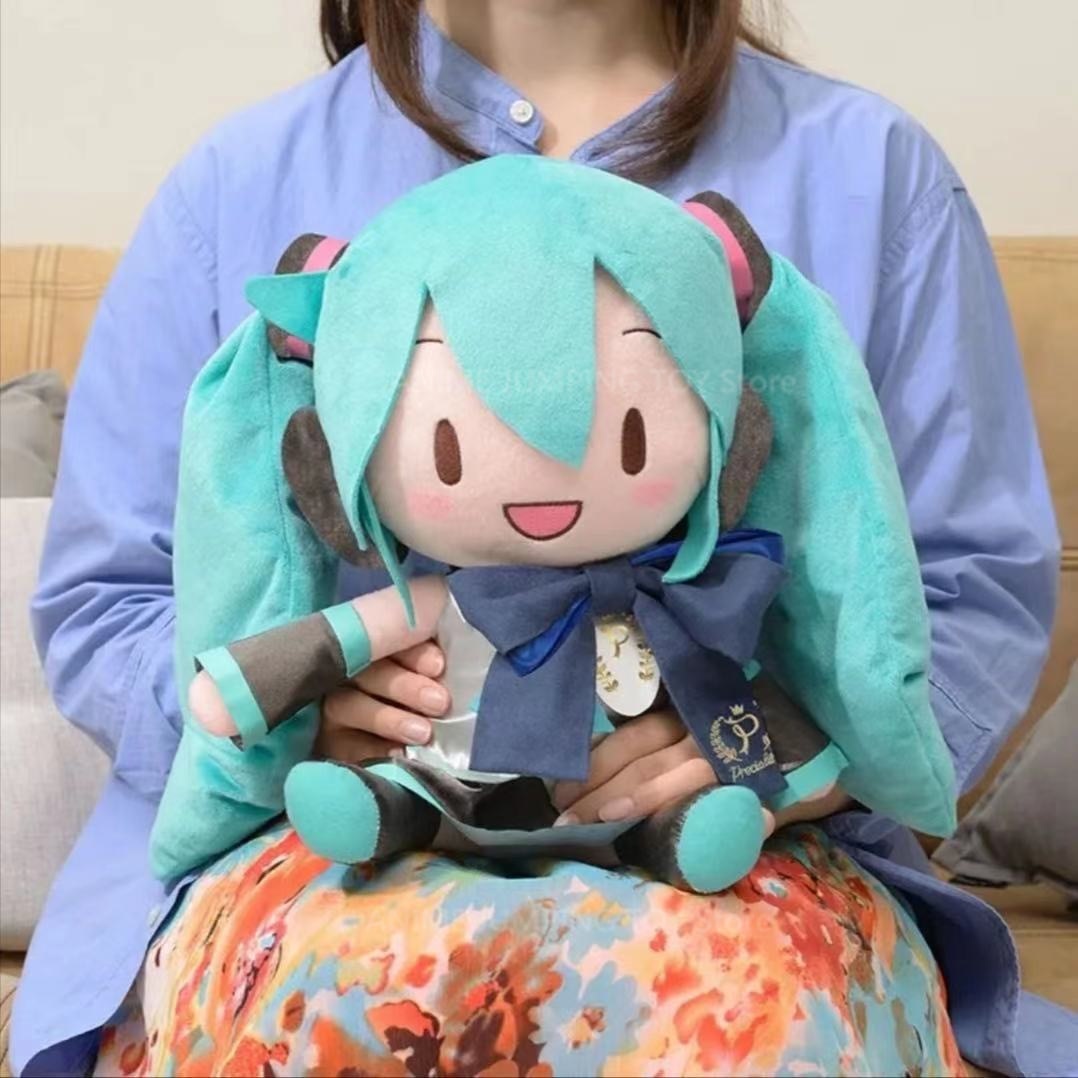 Hatsune Miku Plush Stuffed Toy Kawaii Miku Princess Soft Pillow Kids Fuwafuwa Fufu 30Cm Dolls Figures Cute Gift for Children