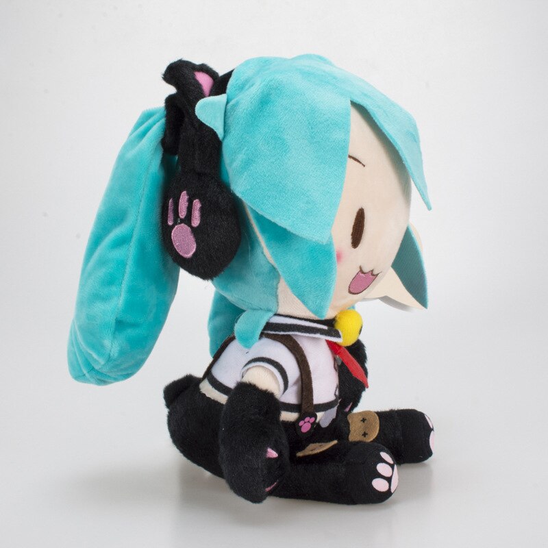 Large 12-inch Sound Miku Cat Variety Style Cat Girl Sound Plush Doll