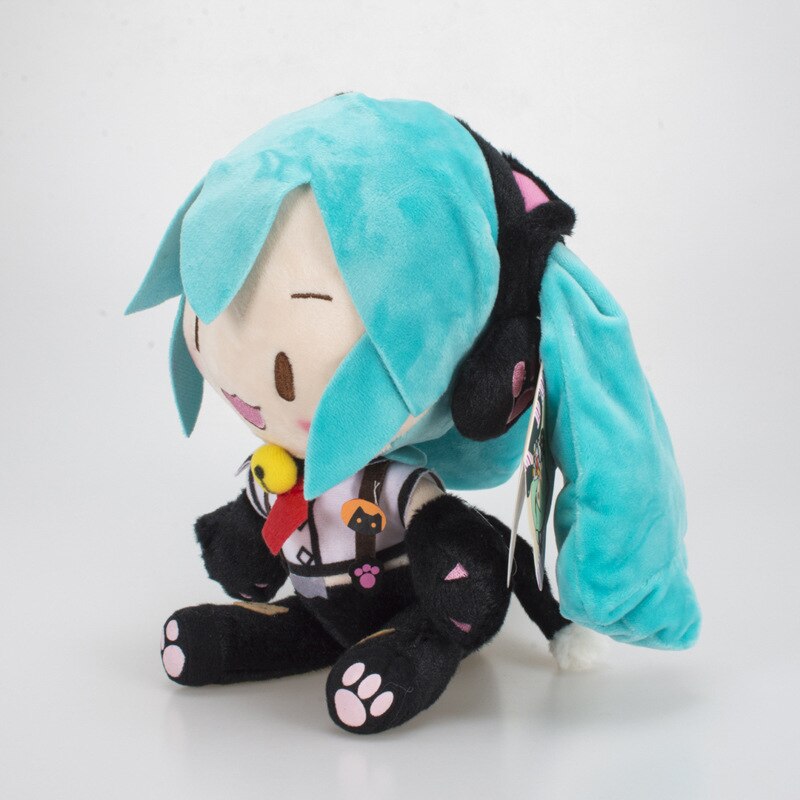 Large 12-inch Sound Miku Cat Variety Style Cat Girl Sound Plush Doll