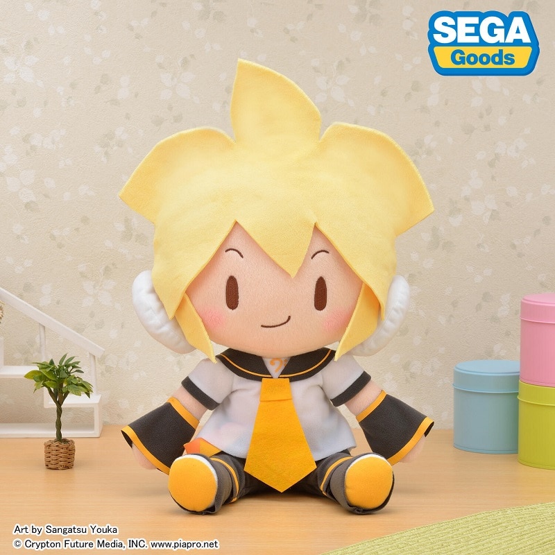 Anime SEGA Original Hatsune Miku Plush Toys Kawaii Vocaloid Kagamine Len Kagamine Rin 34-38Cm Plush Toys Collection Gifts