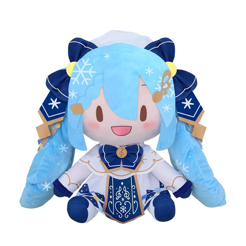 VOCALOID Hatsune 2021 Snow Miku Super Plush Periphery Toy Gift Plush Doll Anime Plush Soft Pillow Stuffed Toy Hatsune Plush Doll