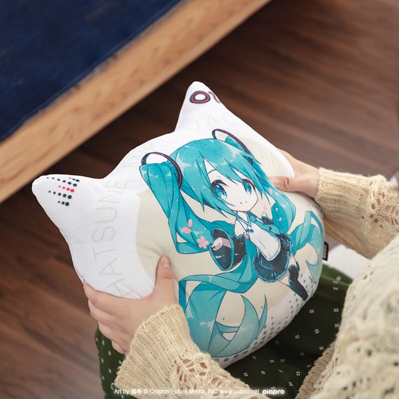 46Cm Hatsune Miku Q Version Pillow Vocaloid Anime Figure Pp Cotton Stuffed Pillow Cushion Hatsune Miku Q Version Stuffed Toys