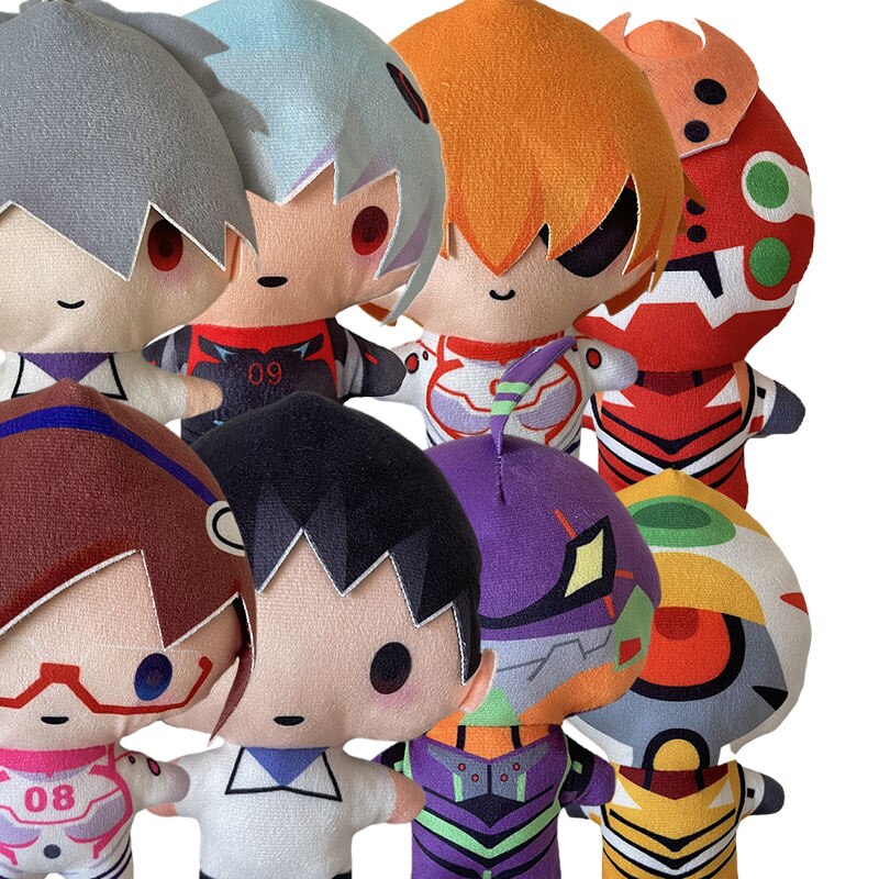 Neon Genesis Evangelion Anime Characters Soft Stuffed Plush Toys -   - World of plushies
