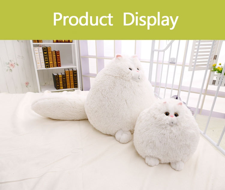 Fluffy Cats Persian Cat Toys Fun Plush Pembroke Pillow Soft Stuffed Animal Peluches Dolls Baby Kids Toys Gifts Brinquedos Hot