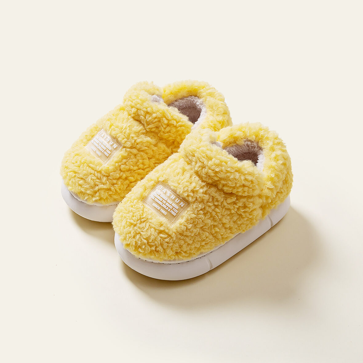 Fluffy Fur Soft Stuffed Plush Slippers