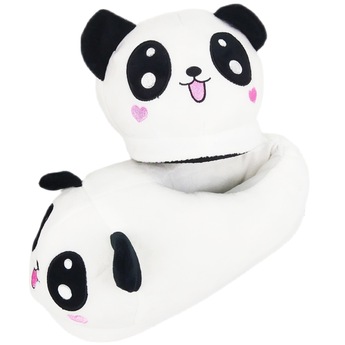 Unisex Panda Soft Stuffed Plush Slippers
