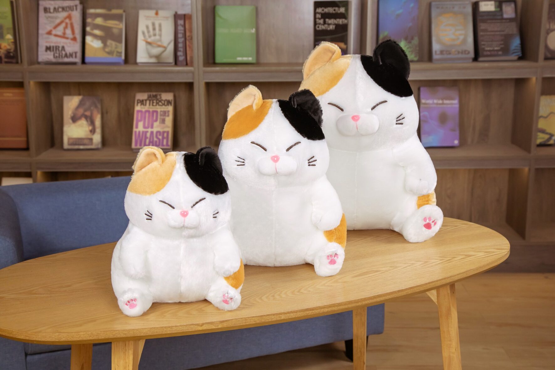 28cm Fluffy White Cat Soft Stuffed Plush Toy