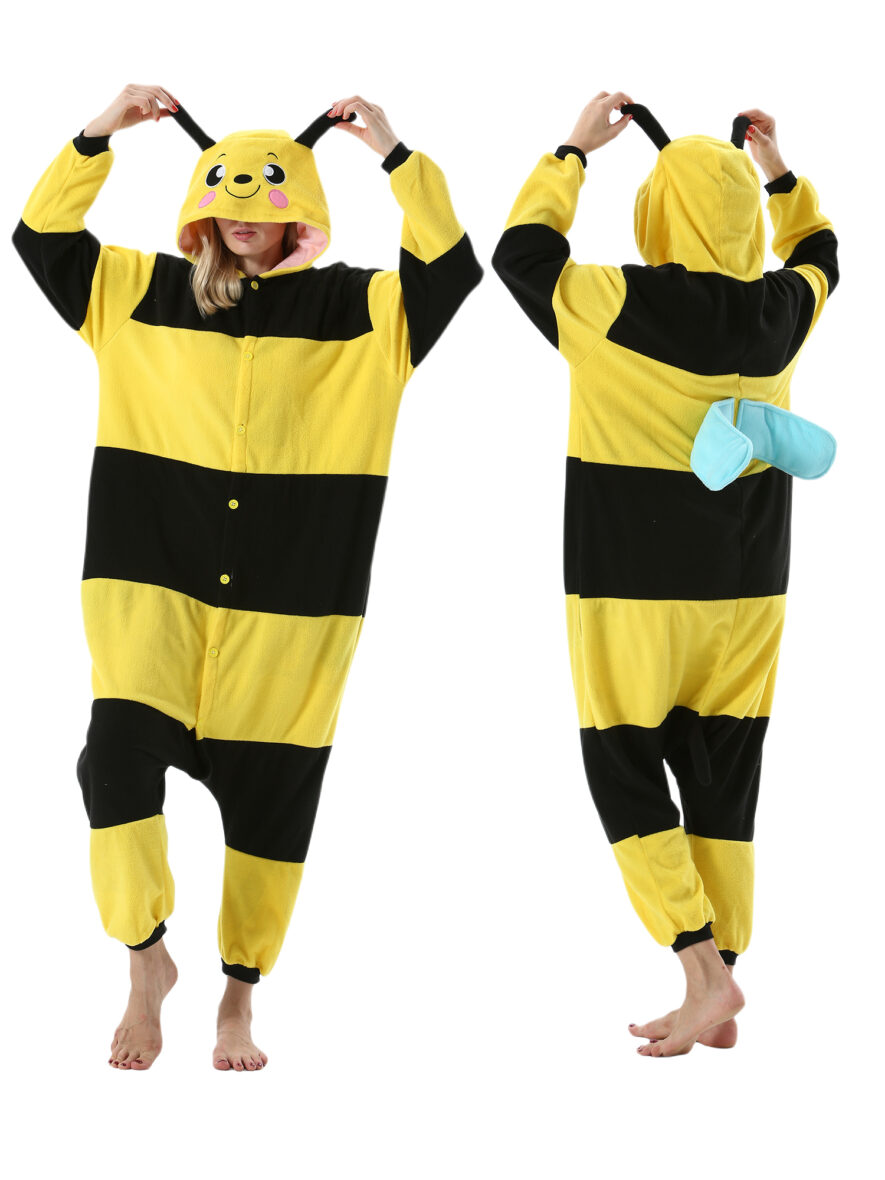 Honey Bee Soft Plush Kigurumi Onesie Pajama