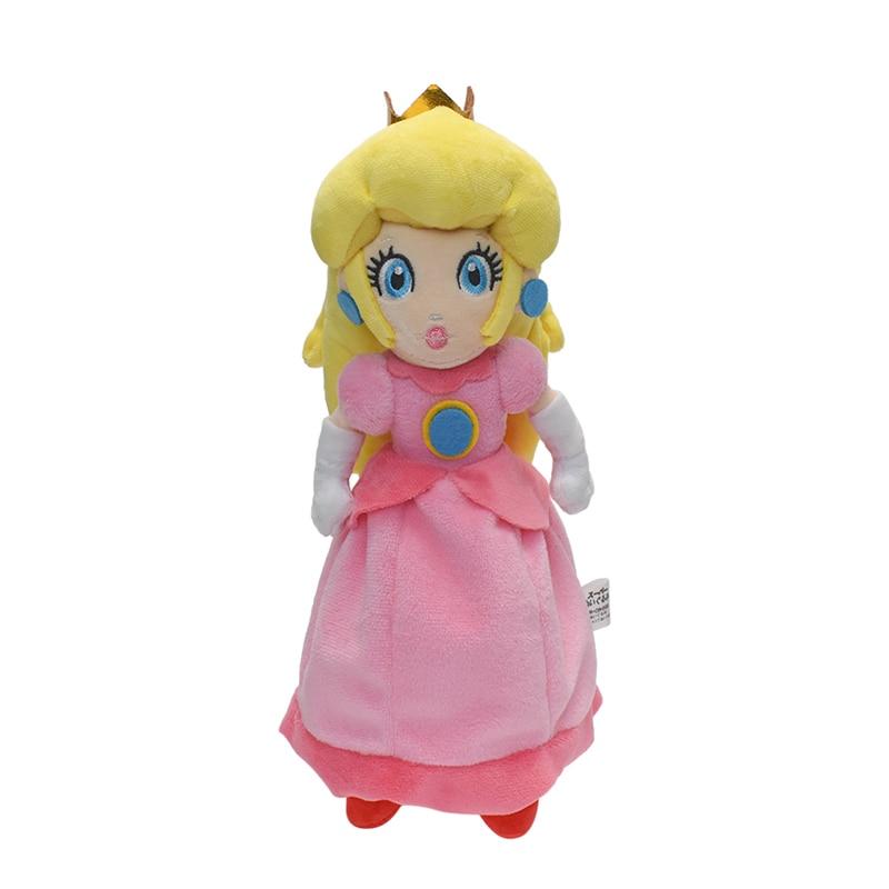 10inch Mario Bros Plush Toy Kawaii Princess Peach All Star Collection Stuffed Animal Doll Plush Toys For Children Birthday Gifts