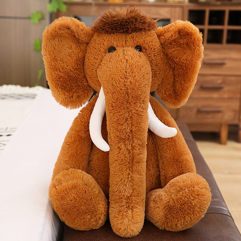 Dark Brown Large Elephant Baby Soft Stuffed Plush Toy