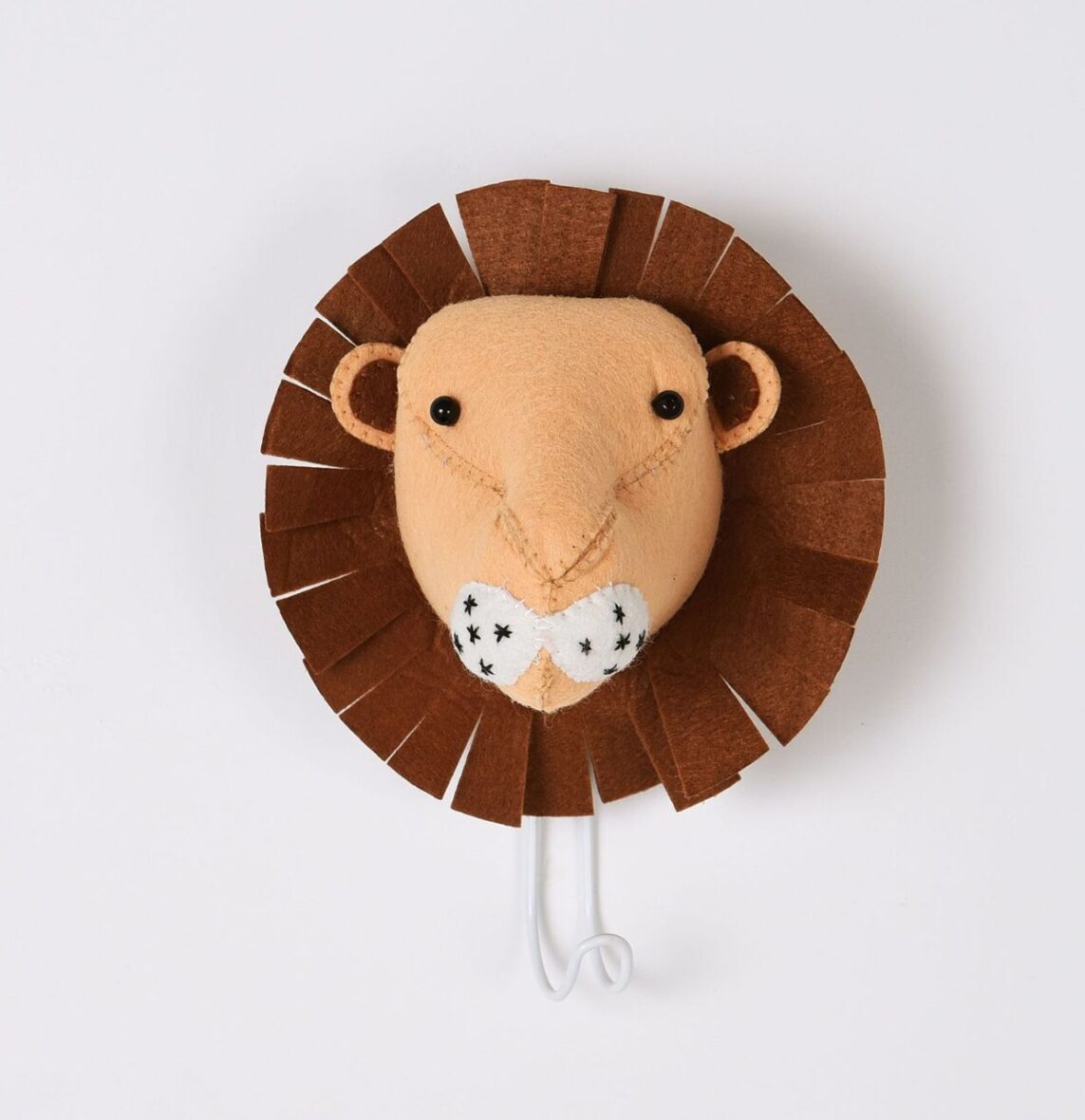 Lion Stuffed Plush Wall Hanging