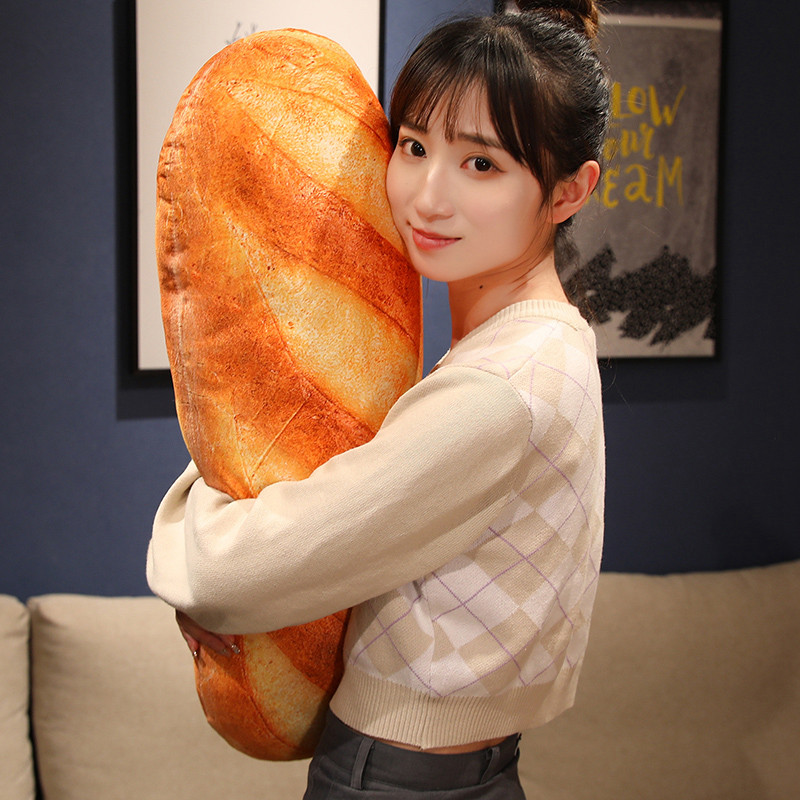 Kawaii Long Baguette Bread Soft Stuffed Plush Toy