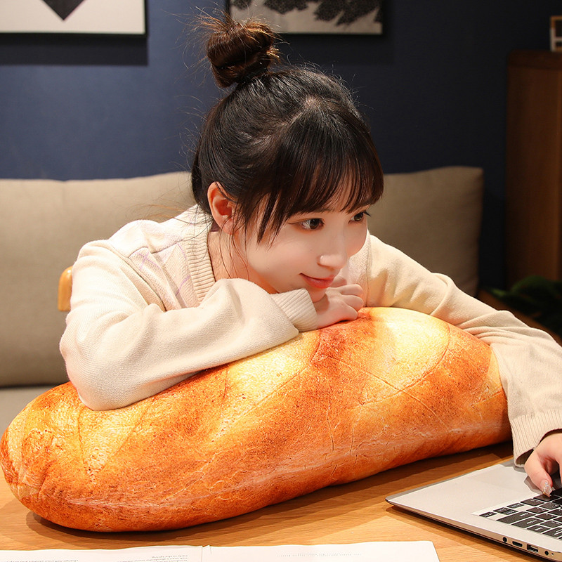 Kawaii Long Baguette Bread Soft Stuffed Plush Toy