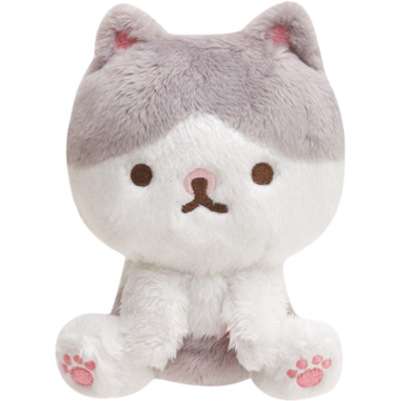 Corocoro Coronya Grey Cat Soft Stuffed Plush Toy