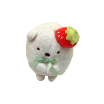 Kawaii Strawberry Sumikko Gurashi Soft Plush Keychain