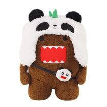 Domo Kun With Panda Dress Soft Stuffed Plush Toy