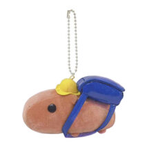 Kapibarasan With Backpack Soft Plush Keychain