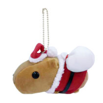 Capybara Kapibarasan Christmas Soft Stuffed Plush Keychain