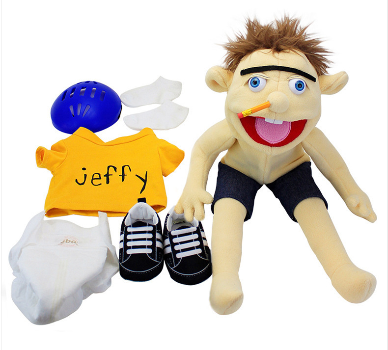 60cm Jeffy Hand Puppet Soft Stuffed Plush Toy