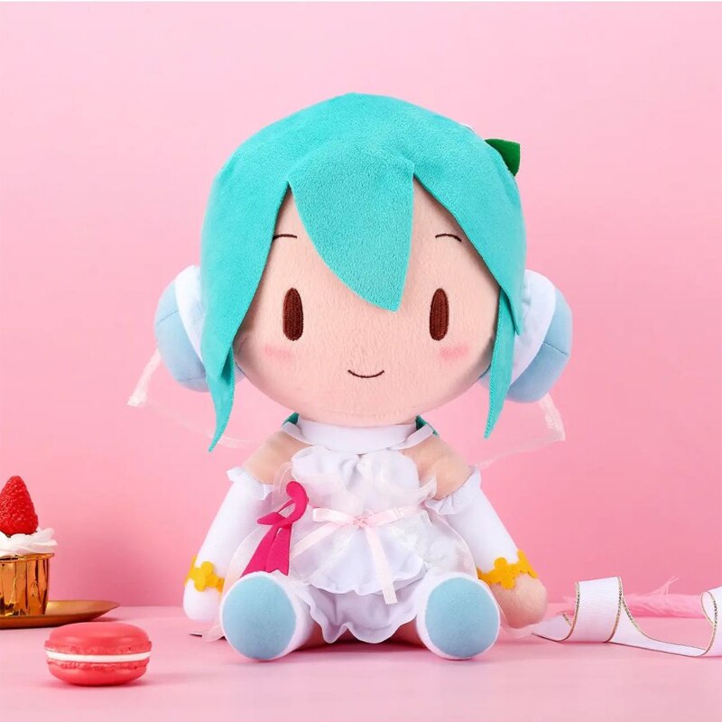 Anime Hatsune Miku With Wedding Dress Soft Plush Toy