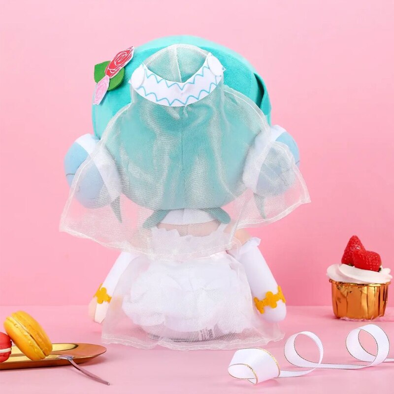 Anime Hatsune Miku With Wedding Dress Soft Plush Toy