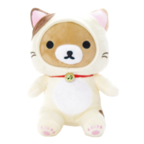 Kawaii Rilakkuma Cosplay Cat Soft Stuffed Plush Toy