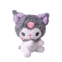 14cm Kawaii Cartoon Kuromi Soft Stuffed Plush Toy