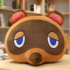 Animal Crossing Tom Nook Head Plush Pillow