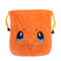 Pokemon Drawstring Charmander Soft Plush Storage Bag