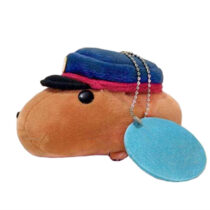 Station Master Capybara Kapibarasan Soft Plush Keychain