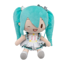 27cm Anime Hatsune Miku Green Stuffed Plush Toy