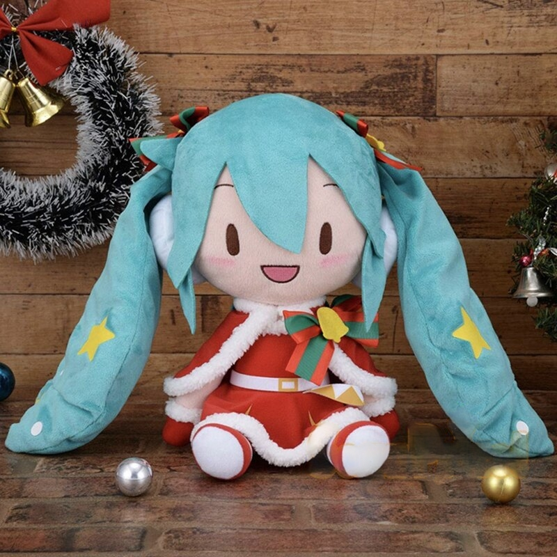27cm Kawaii Hatsune Miku Christmas Soft Plush Toy